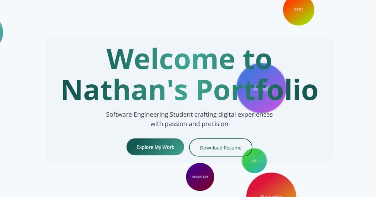 Personal Portfolio website